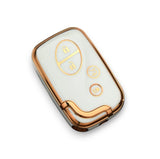 Lexus Car Key Cover - 4 button | IS200, IS250, IS300, IS350, ES300, RC200T, RC300, RC350, LX570, NX200, NX300, RX350, RX450 key fob cover