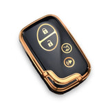 Lexus Car Key Cover - 4 button | IS200, IS250, IS300, IS350, ES300, RC200T, RC300, RC350, LX570, NX200, NX300, RX350, RX450 key fob cover
