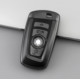 BMW key cover - metallic | key fob case for X3, 1 Series, 3 Series, 4 Series, 5 Series, 6 Series, 7 Series.