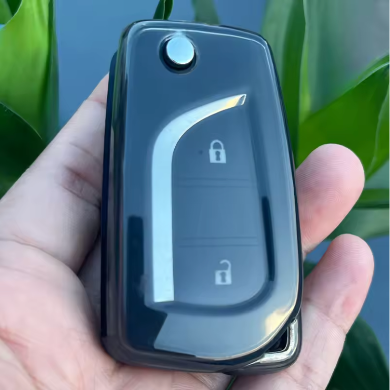 Toyota Key Cover - 2, 3 or 4 button Transparent | Corolla, Camry, Hilux, RAV4 Key fob cover. | Toyota Accessories (Copy)