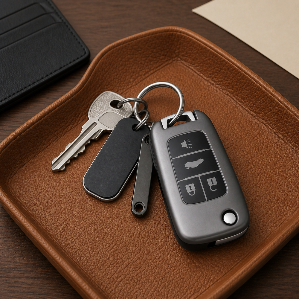 Holden Type D key cover in a lifestyle setting