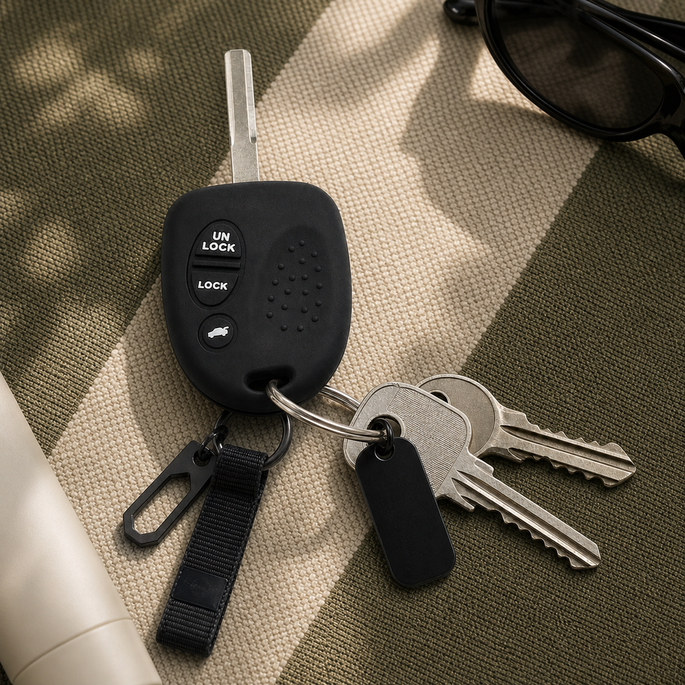 Holden Type A key cover in a lifestyle setting