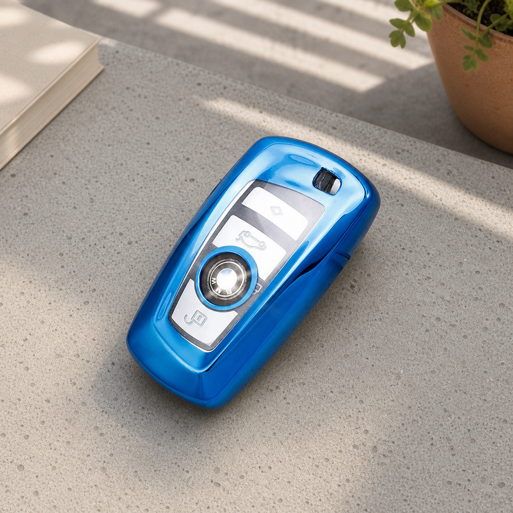 BMW Type C key cover in a lifestyle setting