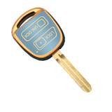 Toyota Key Cover - 2 button keyblade | Corolla, Camry, Yaris, Prado Key fob cover. | Toyota Accessories