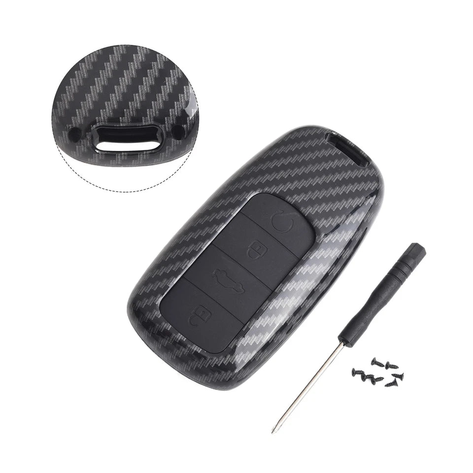 Chery Key Cover - Carbon Fibre Design with key loop | Tiggo and Omoda key fob cover