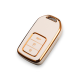 Honda Key Cover - Gold Trim | Civic, Accord, CR-V, HR-V car key cover
