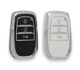 Toyota key cover - 3 button (Alarm)| Hilux, Fortuner key fob cover | Toyota Accessories