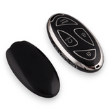 Hyundai key cover - silver trim| Kona, i30, Ioniq Car key accessories | key fob cover
