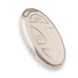 Hyundai key cover - silver trim| Kona, i30, Ioniq Car key accessories | key fob cover