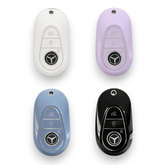 Mercedes-Benz Key Cover - 3 button | Silver Trim | Fits multiple models | key fob cover