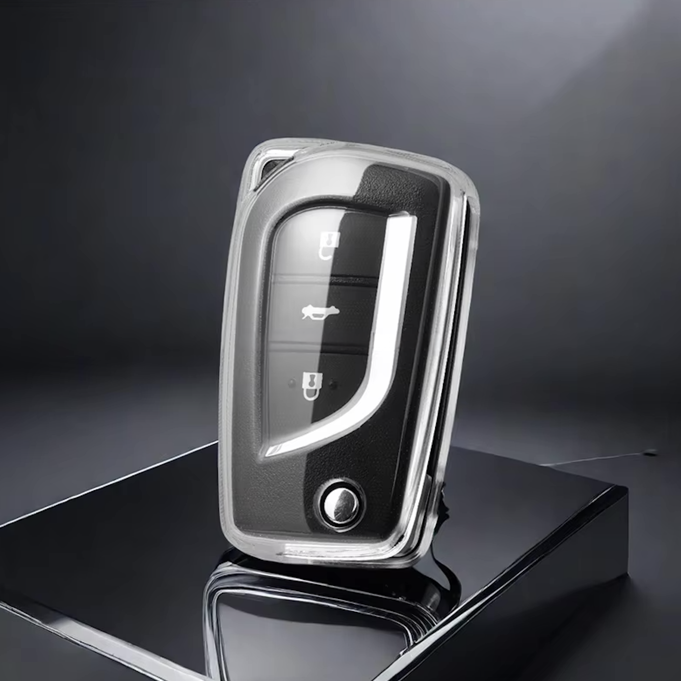 Toyota Key Cover - 2, 3 or 4 button Transparent | Corolla, Camry, Hilux, RAV4 Key fob cover. | Toyota Accessories (Copy)