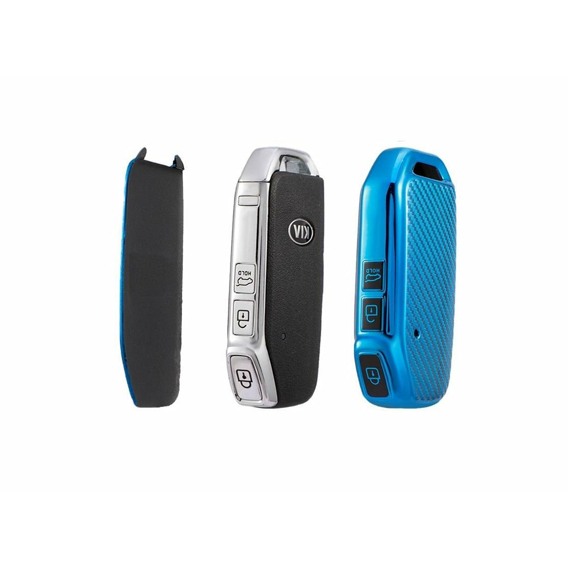 Kia key cover carbon fibre pattern | Cerato and sportage (2019+) Car key Cover | Kia Accessories - Keysleeves