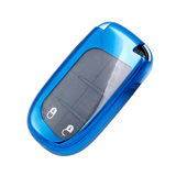 Jeep key cover blue | Grand Cherokee, Renegade, Wrangler, Compass, Gladiator, Patriot key fob cover | 2013-2018 | Jeep Accessories - Keysleeves