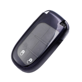 Jeep key cover black | Grand Cherokee, Renegade, Wrangler, Compass, Gladiator, Patriot key fob cover | 2013-2018 | Jeep Accessories - Keysleeves