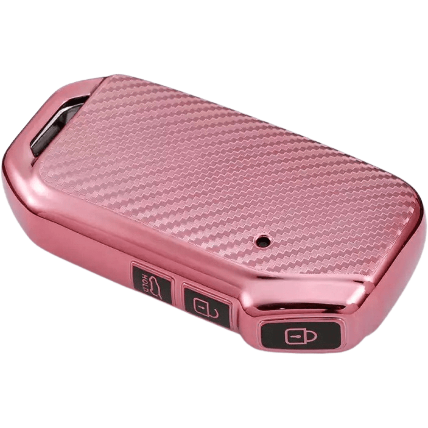 Kia key cover carbon fibre pattern pink| Cerato and sportage (2019+) Car key Cover | Kia Accessories - Keysleeves