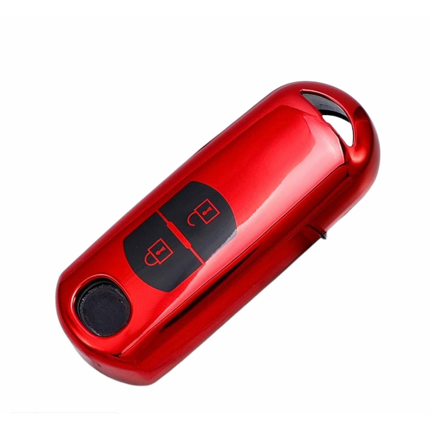 Mazda Key cover red | Mazda 2, 3, 6, CX-3, CX-5 (2-button) car key cover | Mazda Accessories - Keysleeves