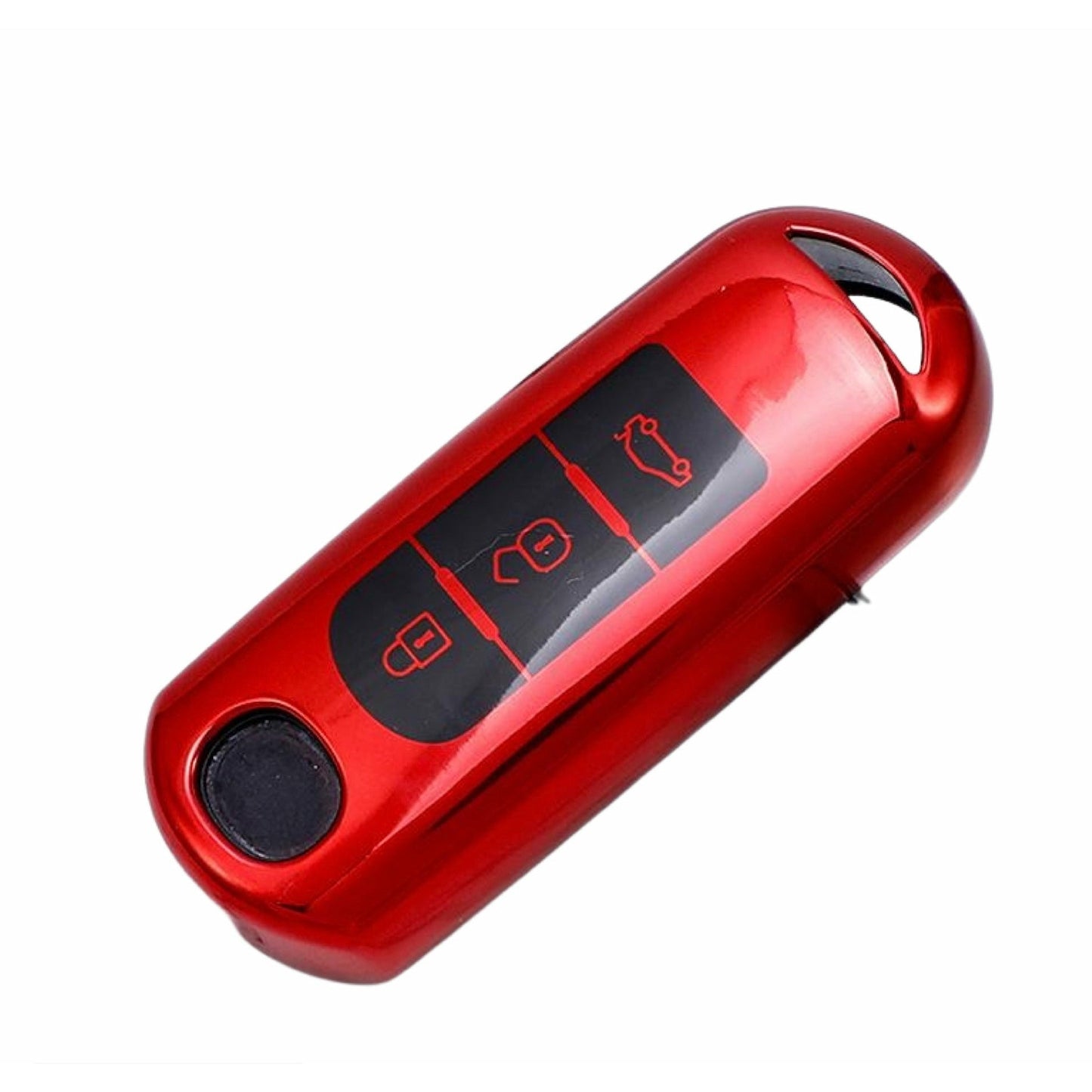Mazda Key cover red | Mazda 2, 3, 6, CX-3, CX-5 (3-button) car key cover | Mazda Accessories - Keysleeves
