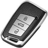 Volkswagen car key cover silver | Key fob cover for VW Golf, Passat, Arteon | Volkswagen Accessories - Keysleeves