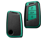 Volkswagen car key cover green | Key fob cover for VW Golf, Passat, Arteon | Volkswagen Accessories - Keysleeves