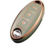 Nissan Car Key Cover green | Qashqai, X-Trail key fob cover | Nissan Accessories - Keysleeves