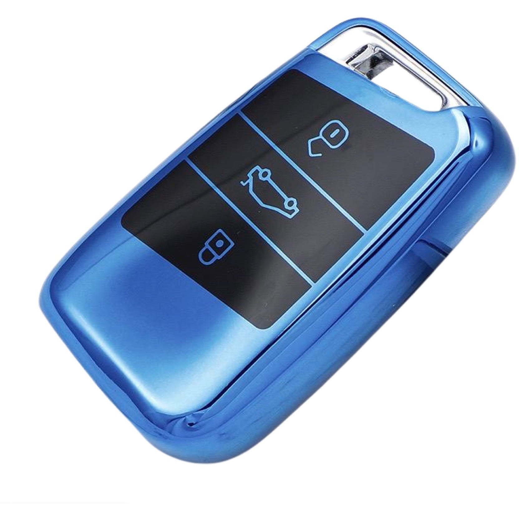 Volkswagen car key cover blue | Key fob cover for VW Golf, Passat, Arteon | Volkswagen Accessories - Keysleeves