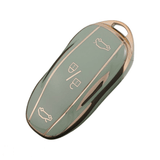 Tesla Key fob cover green Model S, Model 3 and Model Y red | Tesla key cover case Tesla Accessories - Keysleeves