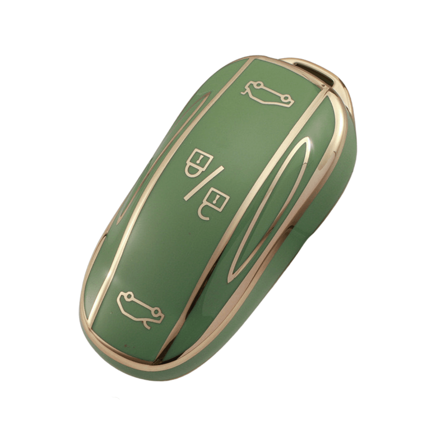 Tesla key cover for Model X green | Key fob cover | Tesla Accessories - Keysleeves
