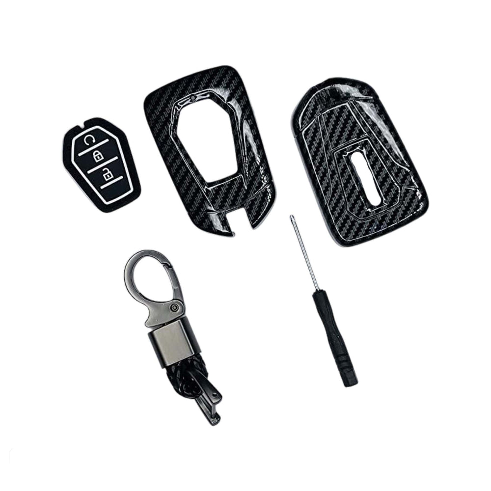Isuzu Key cover carbon fibre | D-Max and MU-X | Isuzu accessories - Keysleeves