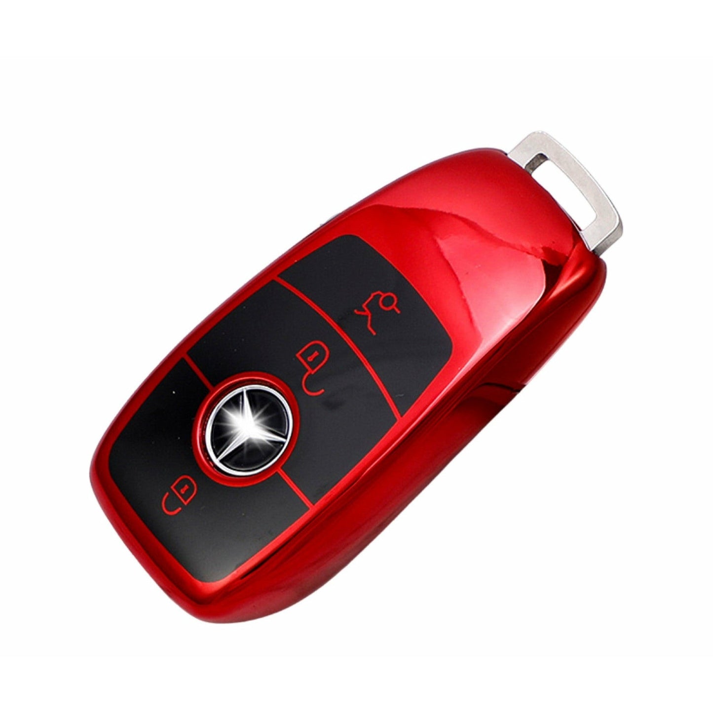 Mercedes-Benz key cover red | A class, C class, E Class | Mercedes Accessories - Keysleeves