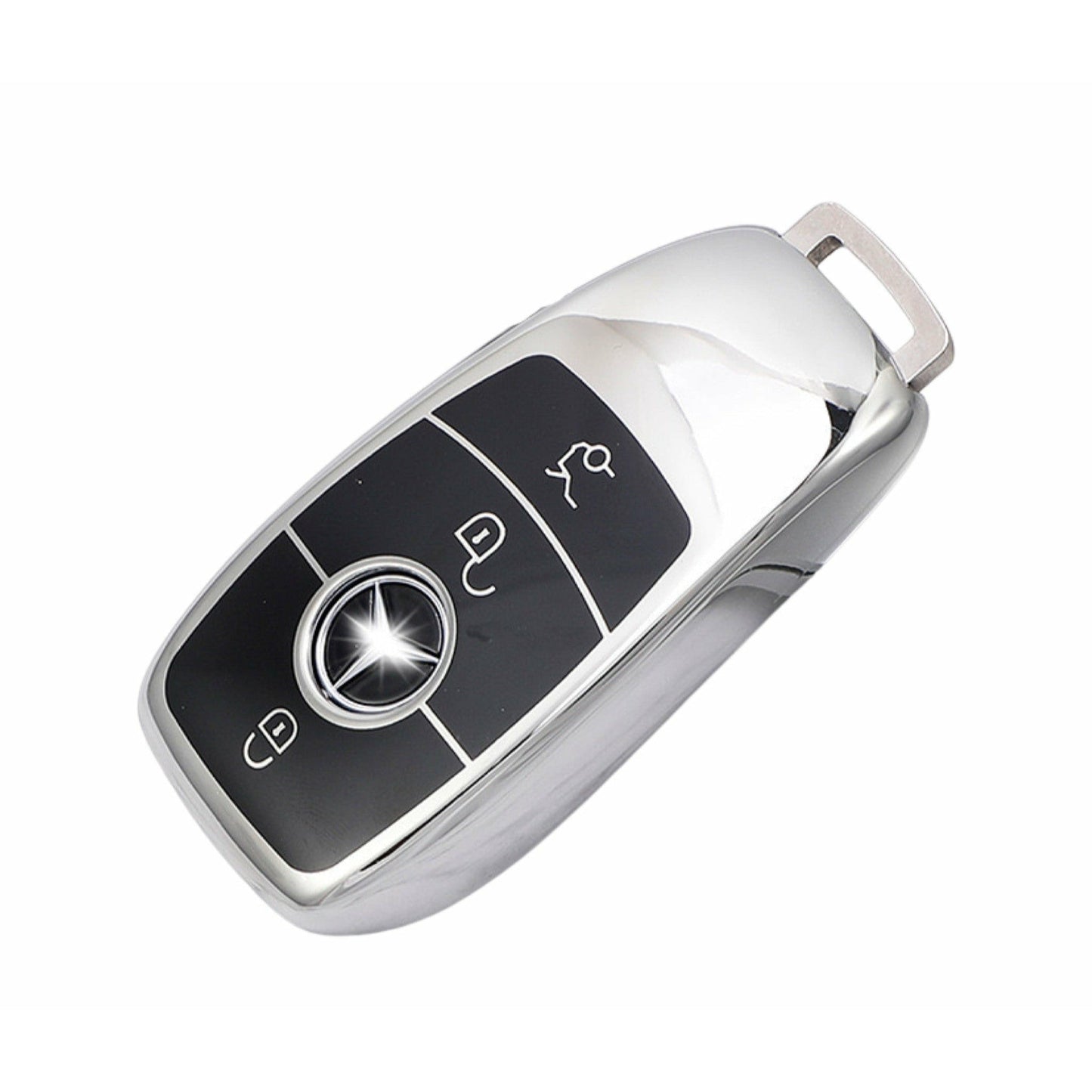 Mercedes-Benz key cover silver | A class, C class, E Class | Mercedes Accessories - Keysleeves