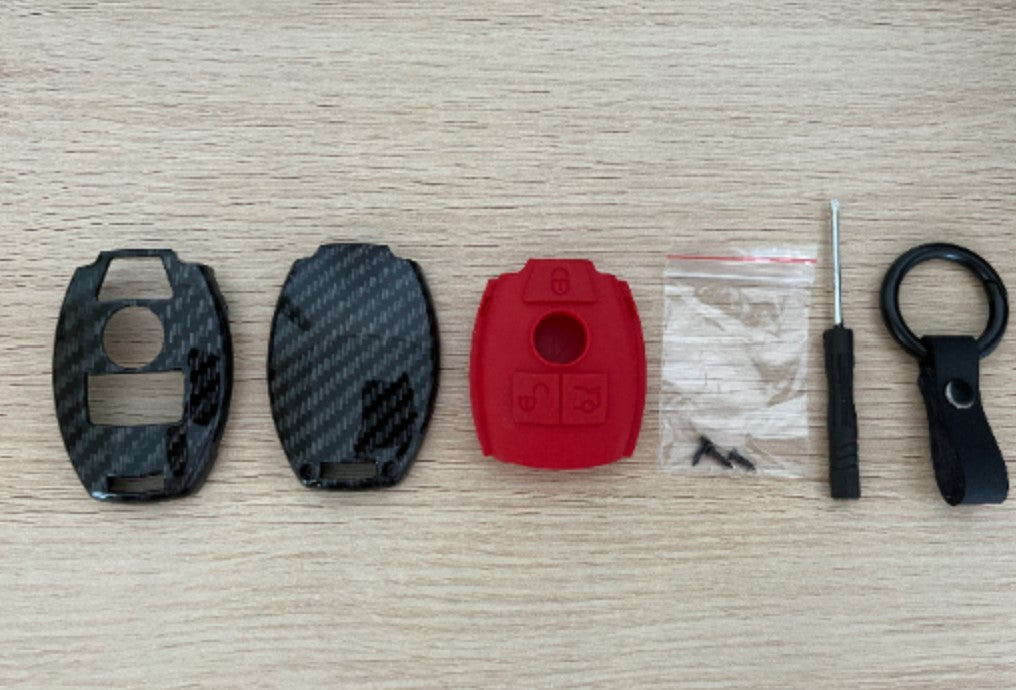 Mercedes-Benz key cover carbon fibre | A class, C class, E Class | Mercedes Accessories - Keysleeves