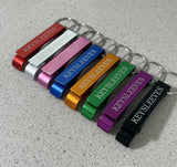 Bottle Opener Keyring With Keysleeves Logo