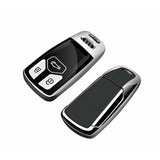 Audi key fob cover - Gloss Silver and black | Keysleeves
