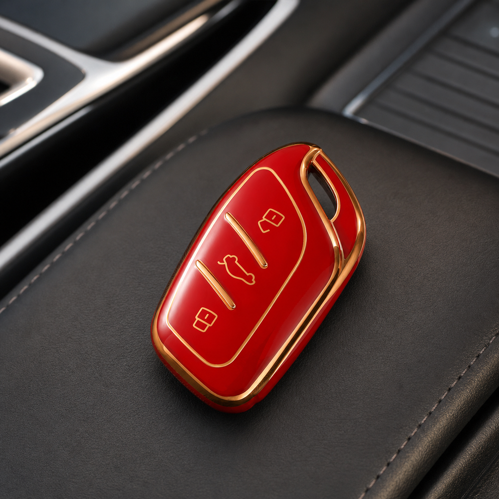 MG Type C key cover in a lifestyle setting
