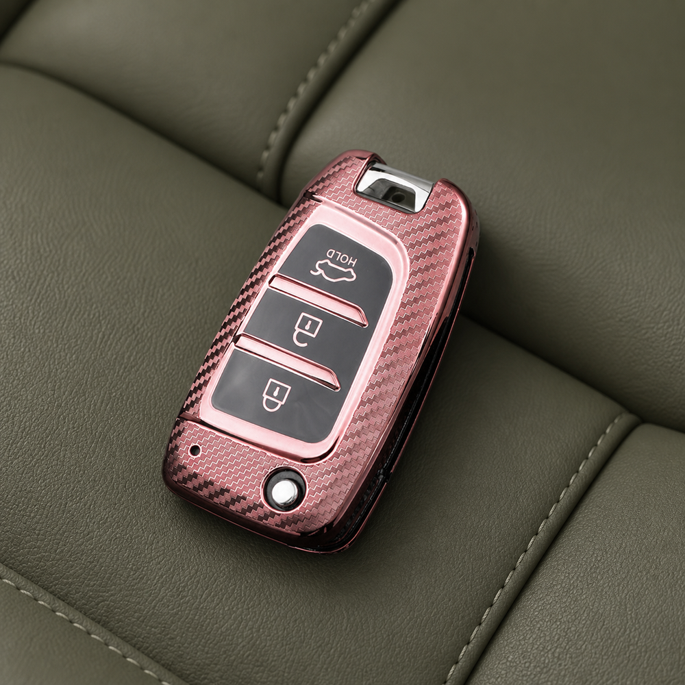 Hyundai Type F key cover in a lifestyle setting