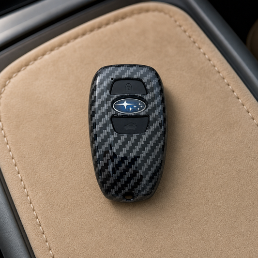 Subaru Type C key cover in a lifestyle setting