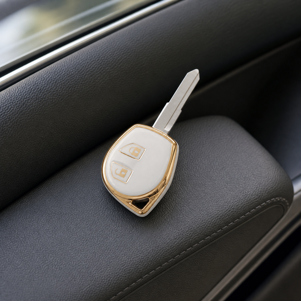 Suzuki Type A key cover in a lifestyle setting