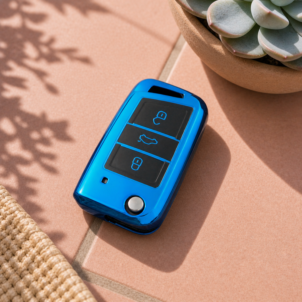 Audi Type E key cover in a lifestyle setting