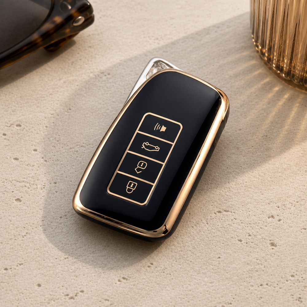 Lexus Type B key cover in a lifestyle setting
