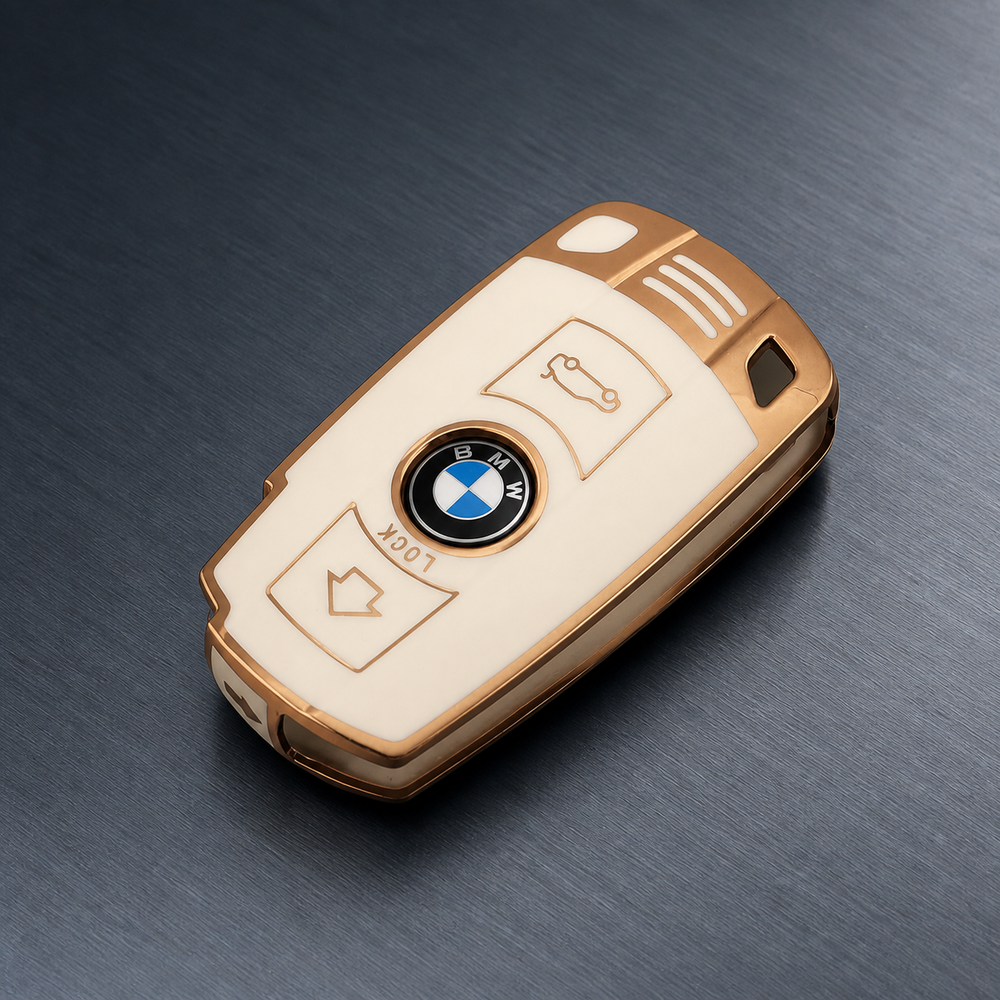 BMW Type B key cover in a lifestyle setting