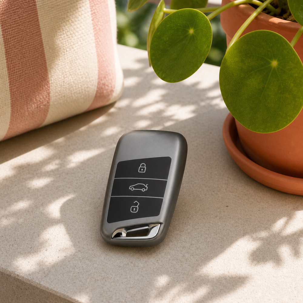 Cupra Type B key cover in a lifestyle setting