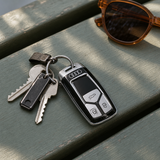 Audi Type D key cover in a lifestyle setting