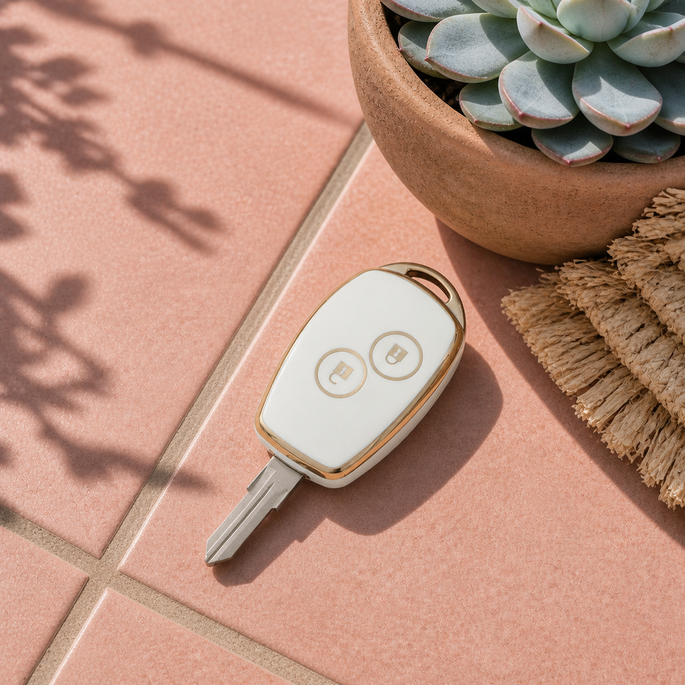 Renault Type A key cover in a lifestyle setting