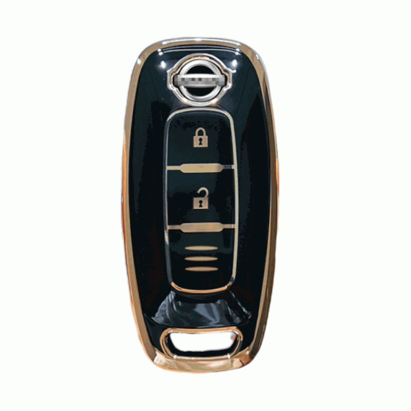 Nissan Key Cover 2022+ | 2 or 3 button | Qashqai, X-Trail, Navara, Patrol key fob cover | Nissan Accessories black 