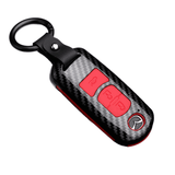 Mazda key cover 2 or 3 button Carbon Fibre Design | Mazda 3, 2, 6, CX-3, CX-5 car key cover