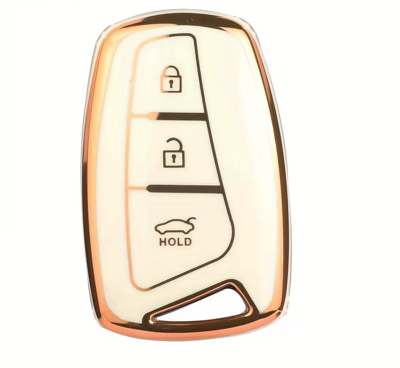 Hyundai key cover - 3 button | Santa Fe | key fob cover | Hyundai Accessories