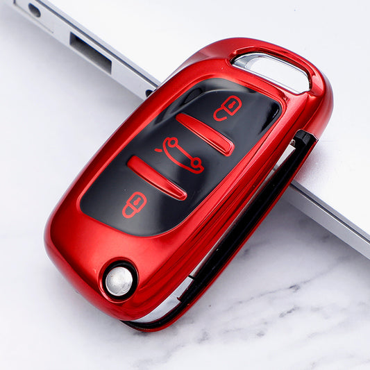 Aftermarket Flip Key - 3 button | Fits replacement key shape.