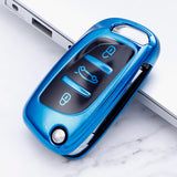 Aftermarket Flip Key - 3 button | Fits replacement key shape.