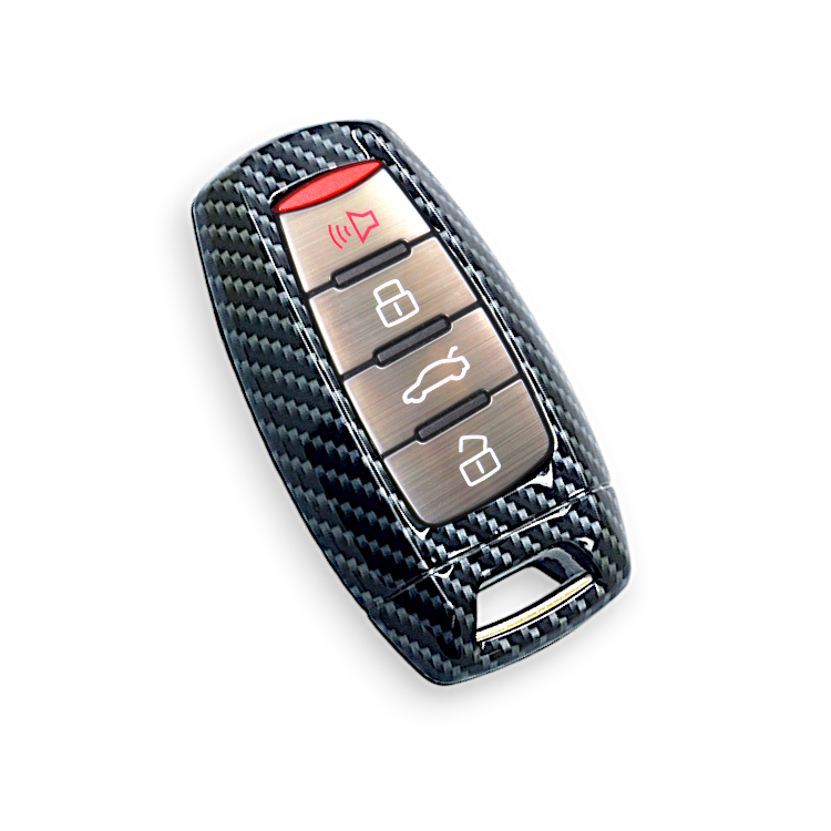 Great Wall / Haval key cover (4 button) | Carbon Fibre - Cannon, H1 H4 H6 H7 H9 | Great Wall Haval accessories | Key fob case Haval