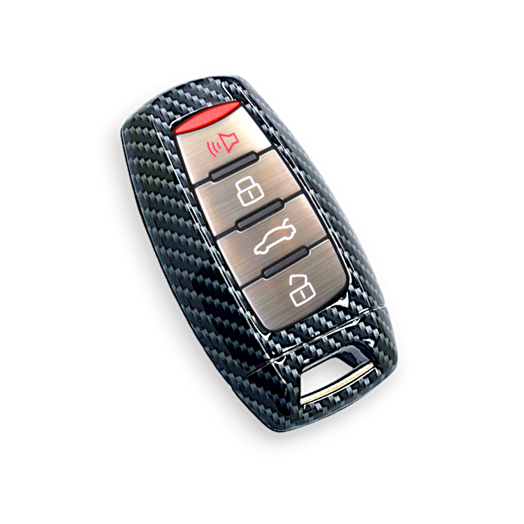 Great Wall / Haval key cover (4 button) | Carbon Fibre - Cannon, H1 H4 H6 H7 H9 Jolion | Great Wall Haval accessories | Key fob case Haval